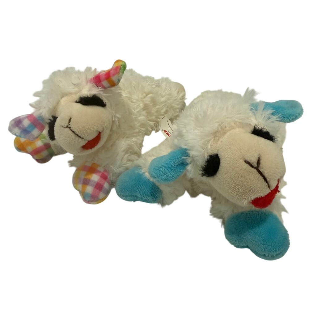 Lamb Chop Spring 2 Pack Dog Toy
